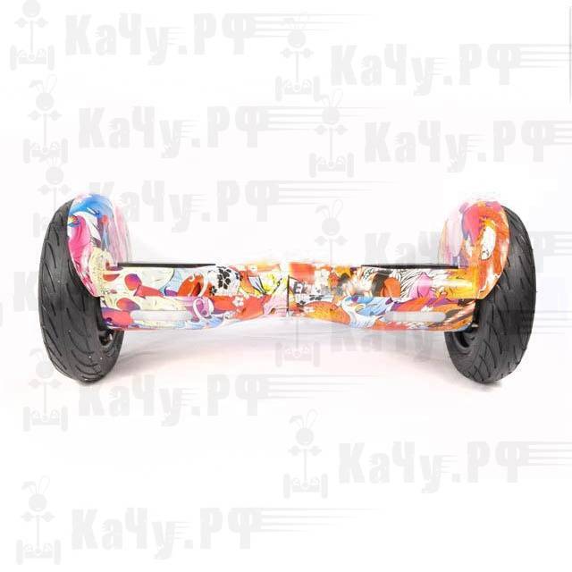 Гироскутер Fatwheel 10,5 дюймов, Джунгли Рыбы